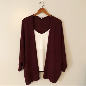 Maroon Lightweight Cardigan Size Small